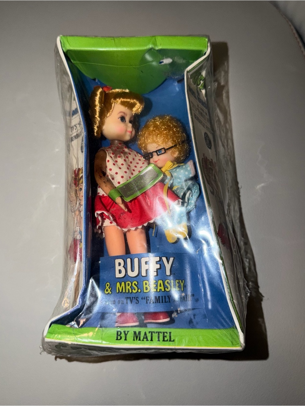 Mattel Buffy & Mrs. Beasley Family Affair 1967 6in Poseable Doll Set MPN 3577